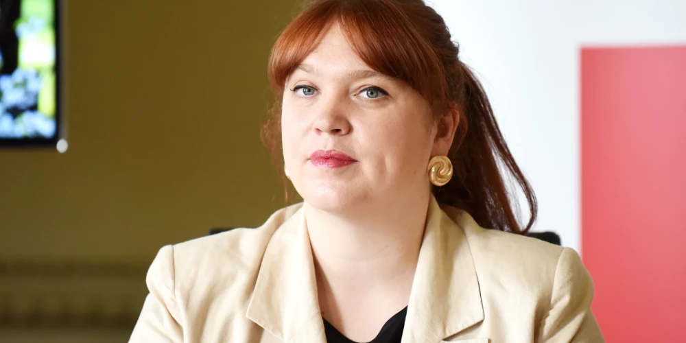 Bijusī kultūras ministre Agnese Logina. 