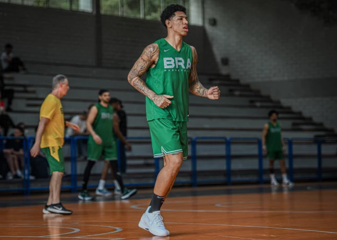Brazīlijas basketbola izlase pārbaudes mačā uzvar Poliju