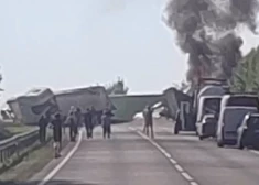 VIDEO: uz Ventspils šosejas noticis ceļu satiksmes negadījums, kurā gājis bojā cilvēks