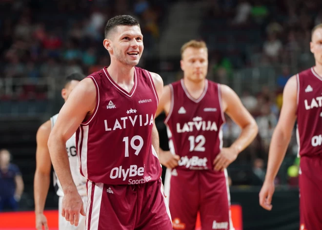 Pēdējā pārbaude pirms cīņas par Parīzi; Latvijas basketbolistiem spēle pret Somiju