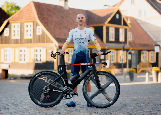 Velomaratonists Arvis Sprude uzsāk jaunu Ginesa rekorda mēģinājumu