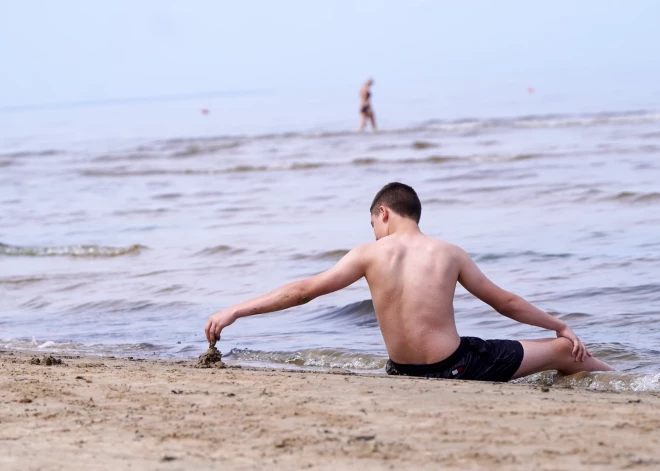 Резко понизилась температура воды в Юрмале