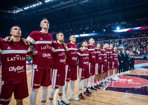 Latvijas basketbola izlase.