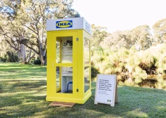 В Австралии открылся магазин IKEA площадью 3 кв.м. в виде... телефонной будки