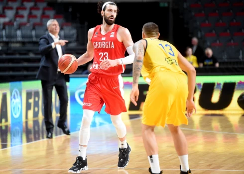 Tornike Šengelija Gruzijas izlases rindās "Arēnā Rīga" spēlēja arī 2022. gadā, jo Rīgā savas mājas spēles aizvadīja Ukrainas izlase.