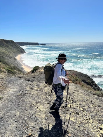 Portugālē, 120 km Fisherman trail pārgājienā.