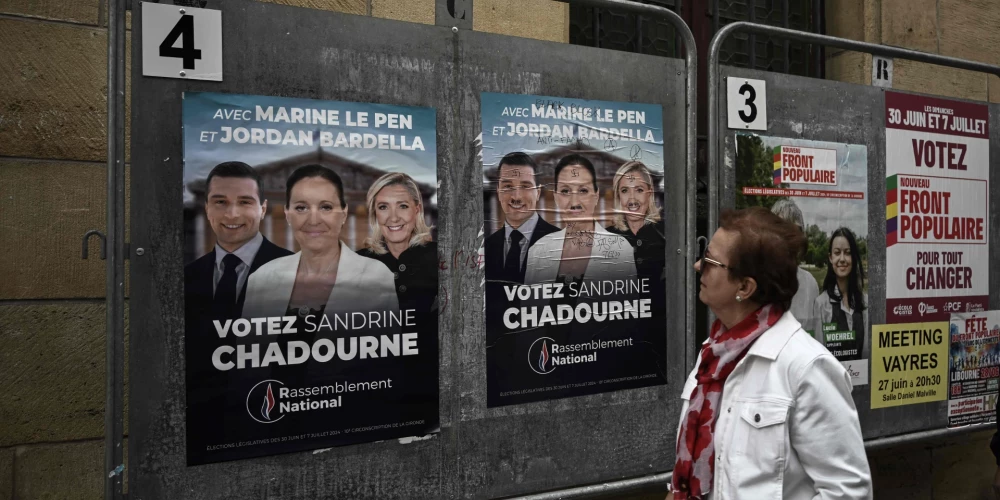 Francijas vēlēšanas: 200 kandidāti izstājas, cenšoties apturēt galēji labējo uzvaru