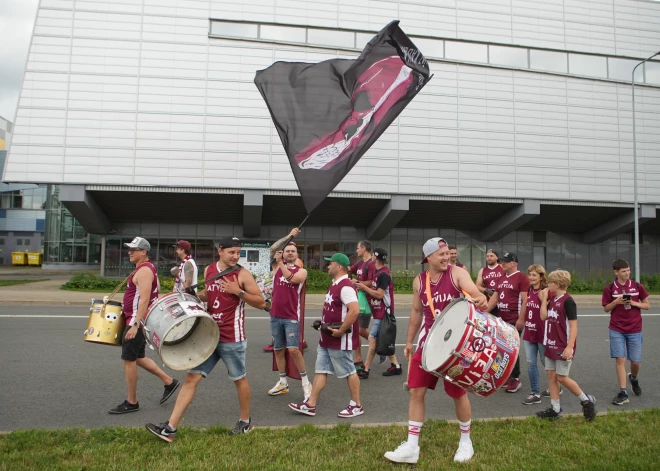 Latvijas basketbola izlases uzvar Gruziju.