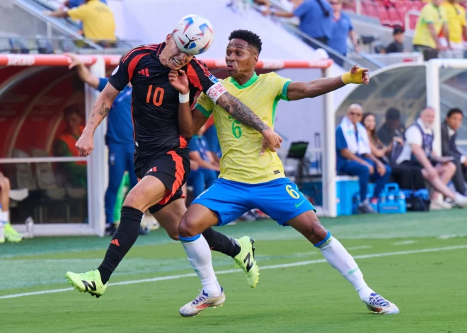 Kolumbijas un Brazīlijas futbolisti pievienojas "Copa America" ceturtdaļfinālam