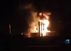 VIDEO: Ukraina ar droniem uzbrukusi naftas bāzēm Krasnodaras novadā