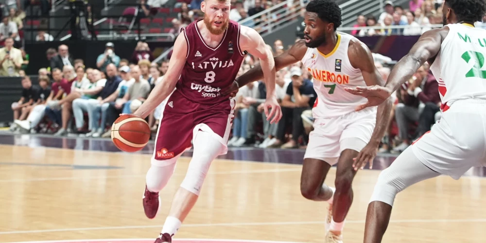 Viens no Latvijas basketbola izlases līderiem Dāvis Bertāns.