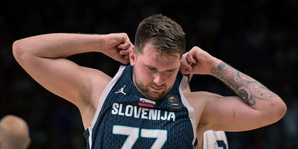 Lukam Dončičam basketbola vasara noslēgusies arī Slovēnijas izlasē.