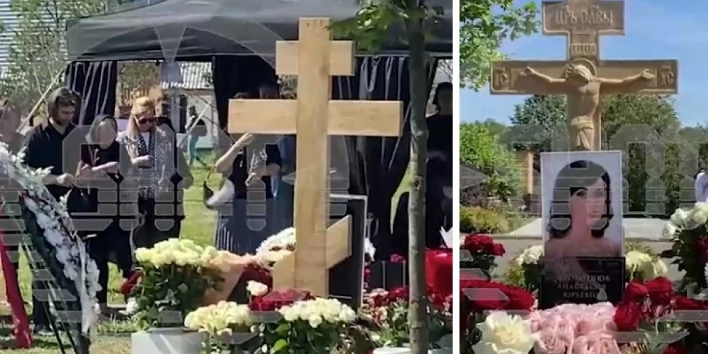 В воскресенье близкие и поклонники Анастасии собрались у ее могилы на Троекуровском кладбище.