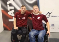 Dmitrijs Valainis (no kreisās) un Oļegs Garkuls-Gurevičs