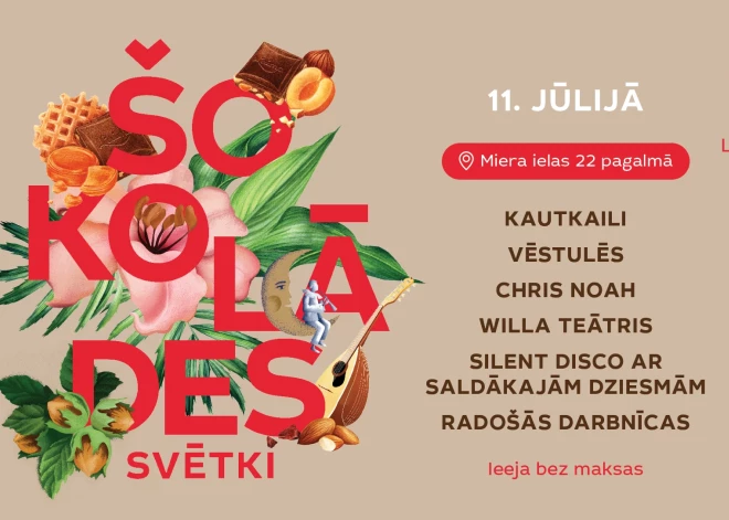 11. jūlijā norisināsies "Laima" Šokolādes svētki