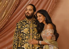 Anants Ambani un viņa līgava Radika Mērčanta 2024. gada 5. jūlijā. 