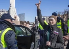 FOTO: Krievijas agresijas slavinātāja Jeļena Kreile saņem 3 gadu reālu cietumsodu