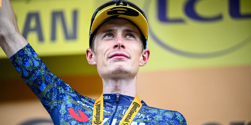 Pēdējo divu gadu "Tour de France" čempions Dānijas riteņbraucējs Jonass Vingegords.