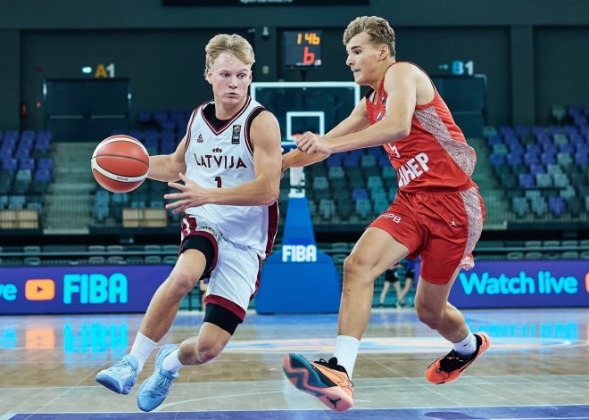 Latvijas U-20 basketbolisti Eiropas čempionātu sāk ar zaudējumu