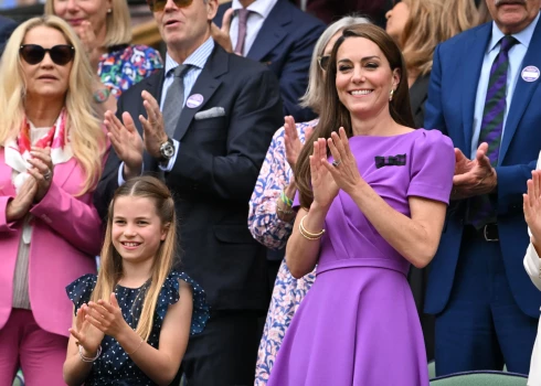Принцесса Кэтрин посетила Уимблдон - зрители приветствовали ее стоя