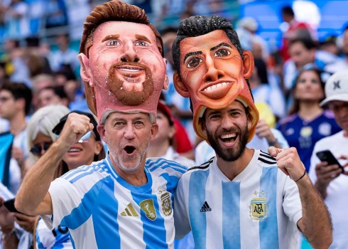 Fani svin Argentīnas uzvaru "Copa America".