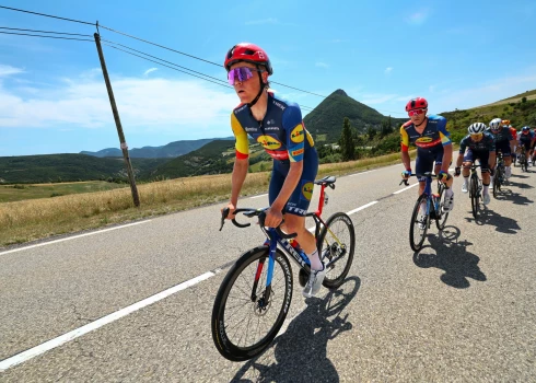 Toms Skujiņš "Tour de France" 17. posmā.