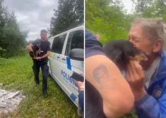 VIDEO: pensionārs domāja, ka ugunsgrēkā zaudējis savu suņuku, taču Valsts policija paveica neiedomājamo