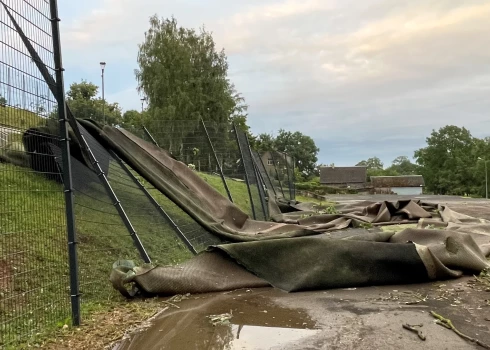 11. jūlija vētras postījumi Bauskā.