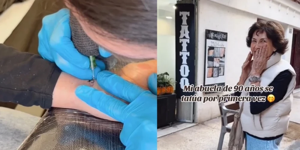 Бабушка остановилась на простом сердечке!