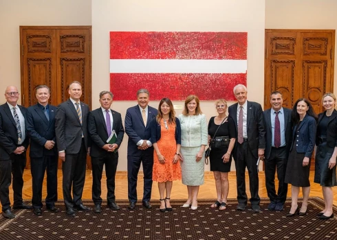 Zanda Kalniņa-Lukaševica ASV biznesa delegācijai: Latvija ir izcila vieta investīcijām