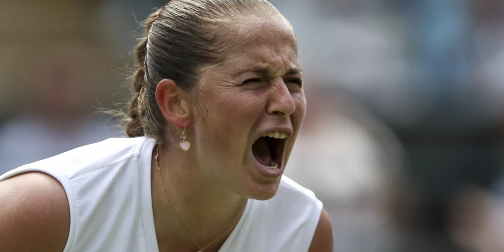 Latvijas labākā tenisiste Aļona Ostapenko.