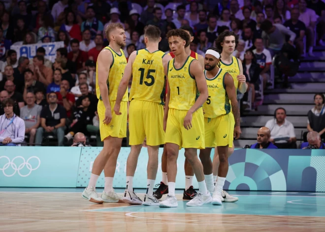 Olimpiskais basketbola turnīrs sākas ar Austrālijas drošu uzvaru pret Spāniju; Latvijas pāridarītāji brazīlieši nenotur pārsvaru pret Franciju