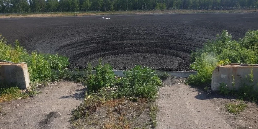 Хранилище осадка сточных вод.