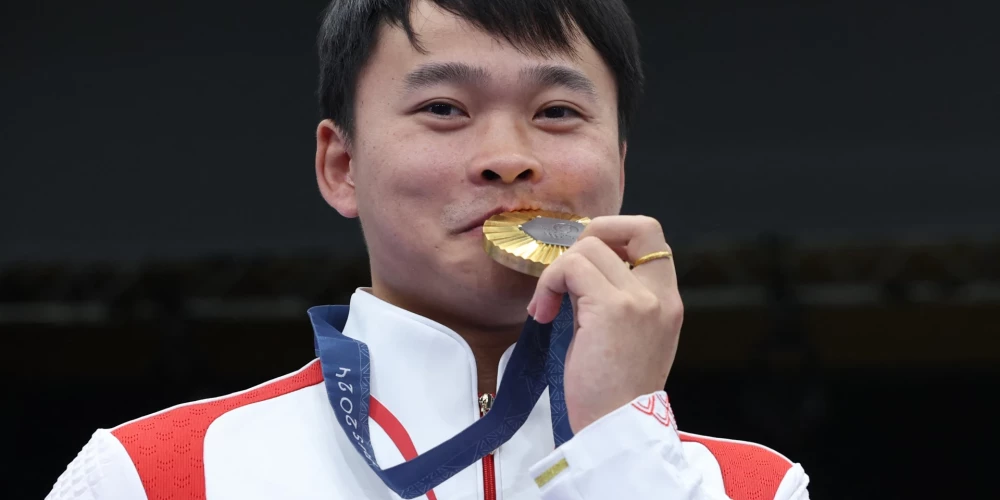 Ķīnas šāvējs Ju Sje.