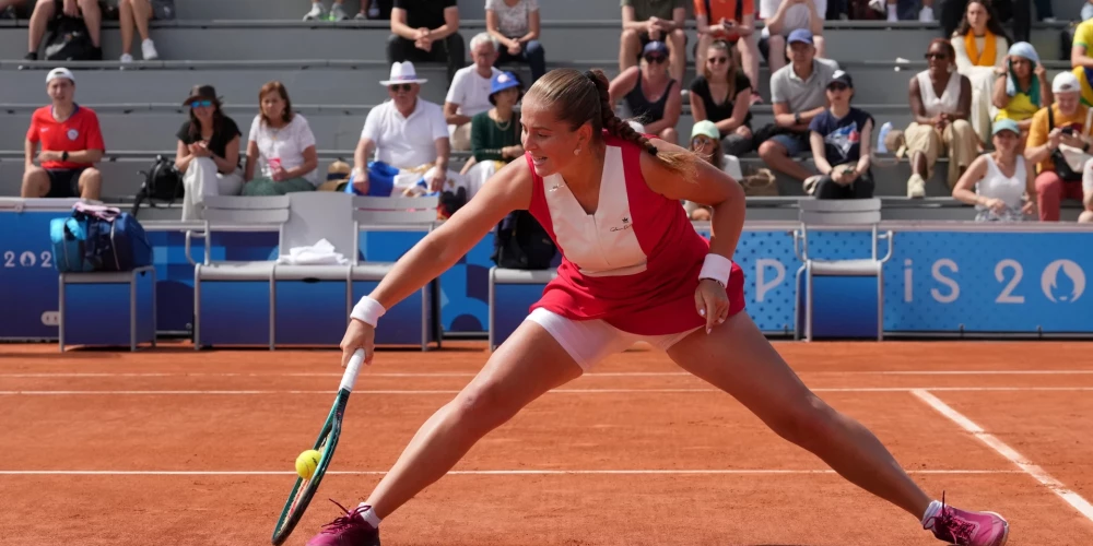 Aļona Ostapenko jau trešo reizi karjerā nav spējusi pārvarēt olimpisko spēļu pirmo kārtu.