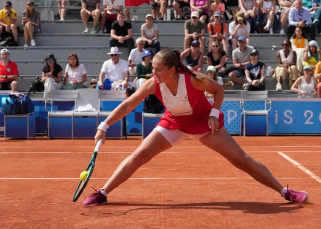 Aļona Ostapenko jau trešo reizi karjerā nav spējusi pārvarēt olimpisko spēļu pirmo kārtu.