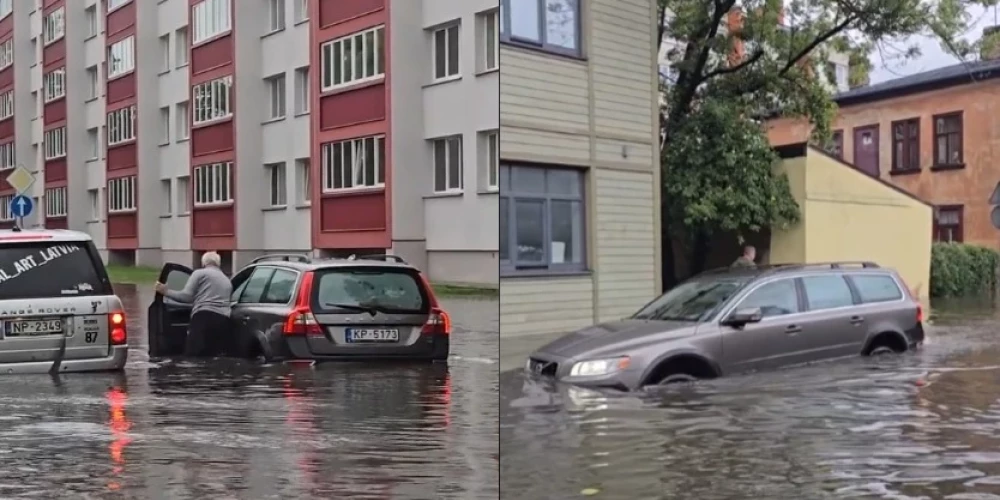 Затопленная Елгава.