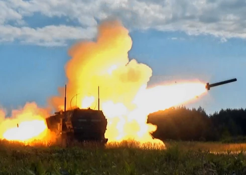 HIMARS sistēma darbībā