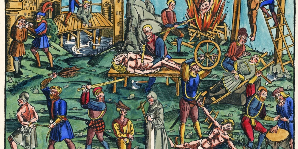 Sodu metodes viduslaikos bija ļoti barbariskas.