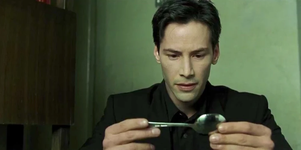 Кадр из фильма "Матрица".