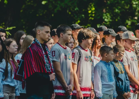 Atklāta Ukrainas policistu bērniem organizēta nometne Latvijā.