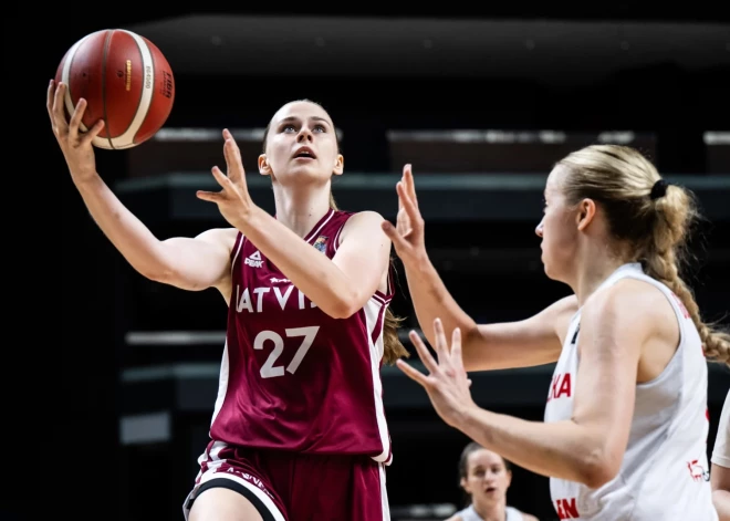 Latvijas U-18 sieviešu basketbola izlase Eiropas čempionātu uzsāk ar zaudējumu pret Turciju