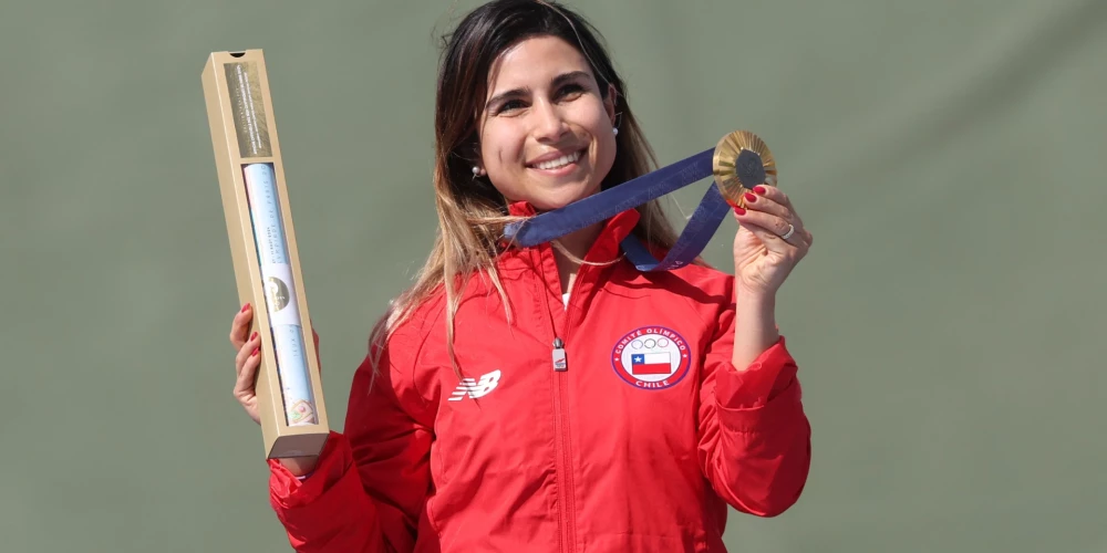 Fransiska Kroveto Hadida nopelna Čīlei arī pirmo olimpisko medaļu kopš 2008. gada