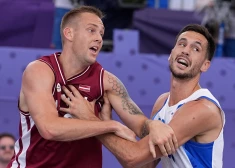 Apakšgrupas spēlē Francijas 3x3 basketbolistiem izdevās no ritma izsist vienu no mūsu līderiem Kārli Paulu Lasmani, ko latvietis atzina pēc mača.