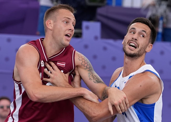 Apakšgrupas spēlē Francijas 3x3 basketbolistiem izdevās no ritma izsist vienu no mūsu līderiem Kārli Paulu Lasmani, ko latvietis atzina pēc mača.