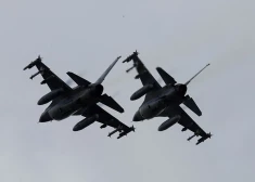 F-16 iznīcinātāji Ukrainas debesīs 2024. gada 4. augustā