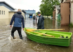 Наводнение в Елгаве в июле 2024 года.