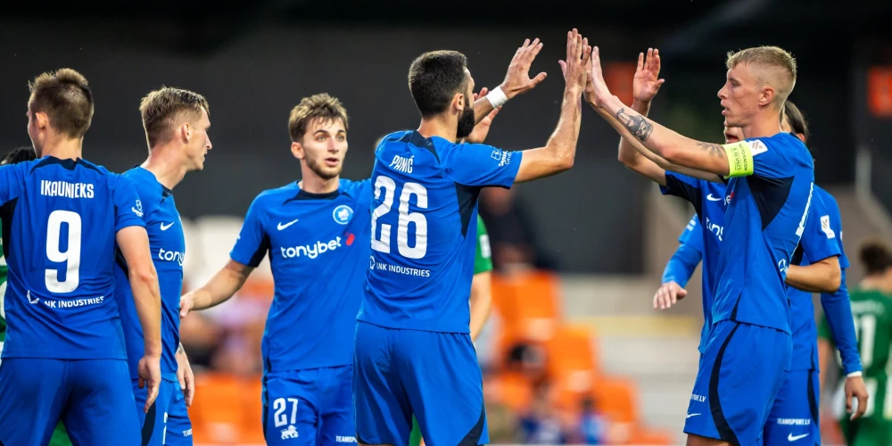 RFS futbolisti, pārspējot Andoras komandu divu spēļu summā, būs garantējuši vismaz UEFA Konferences līgas pamatturnīru.