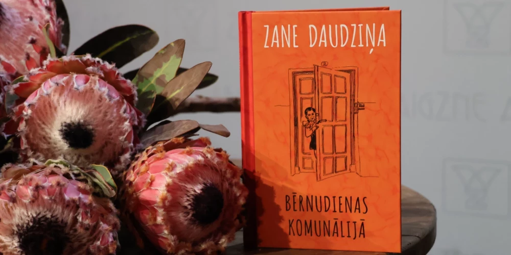 Aktrises Zanes Daudziņas grāmatas “Bērnudienas komunālijā” atvēršanas svētki. (Foto: Dita Deksne)