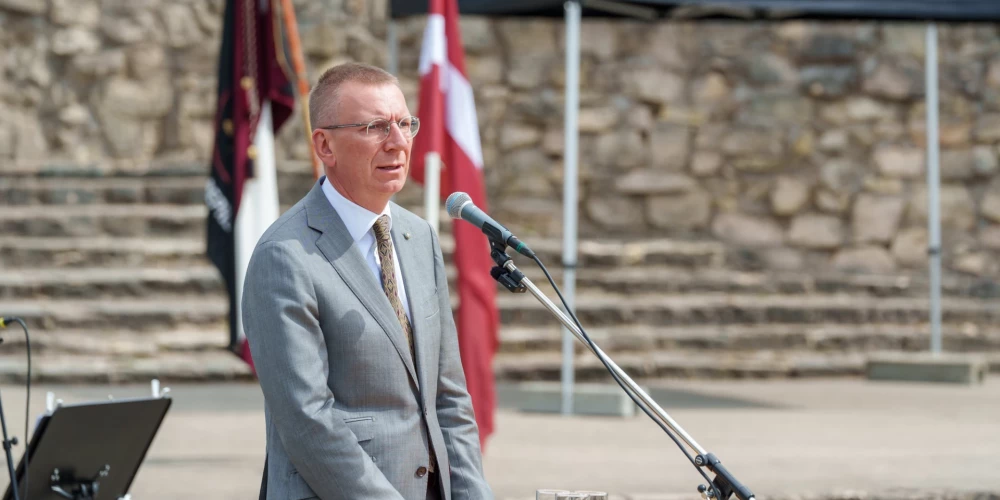 Valsts prezidenta Edgara Rinkēviča dalība 25. Latvijas politiski represēto personu salidojumā.
